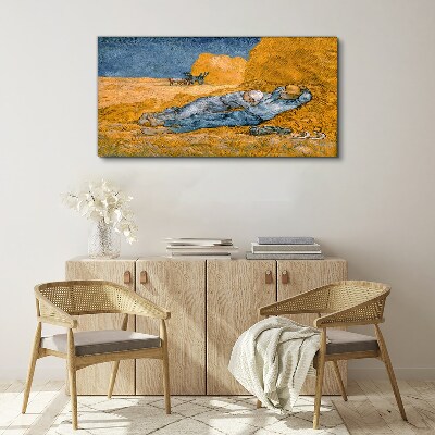 Foto op canvas Rust tussen de gouden velden
