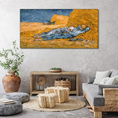 Foto op canvas Rust tussen de gouden velden