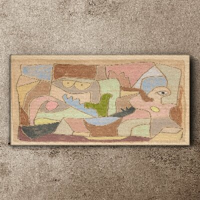 Canvas schilderij Abstract landschap van emoties