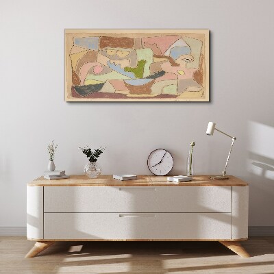 Canvas schilderij Abstract landschap van emoties