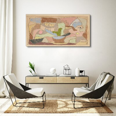 Canvas schilderij Abstract landschap van emoties