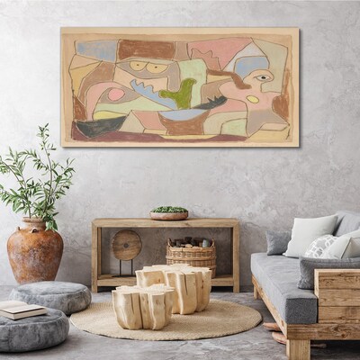 Canvas schilderij Abstract landschap van emoties