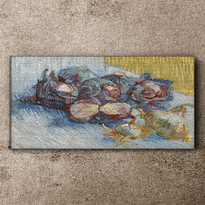 Foto op canvas Groenten op tafel