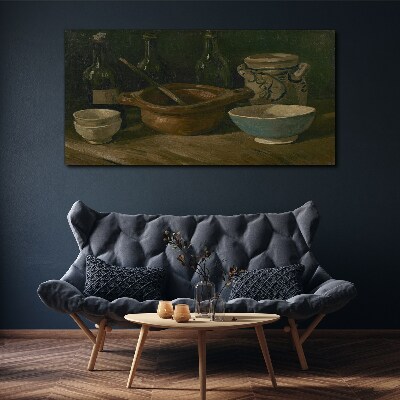 Canvas schilderij Stilleven met vaten