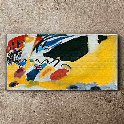 Schilderij op doek Kleuren in beweging