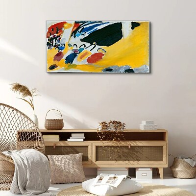 Schilderij op doek Kleuren in beweging