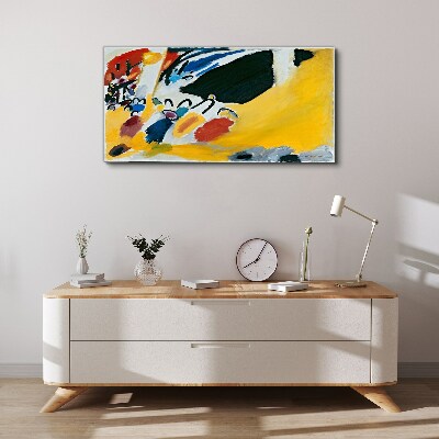 Schilderij op doek Kleuren in beweging