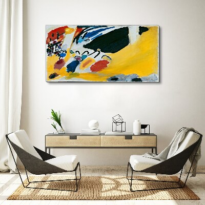 Schilderij op doek Kleuren in beweging