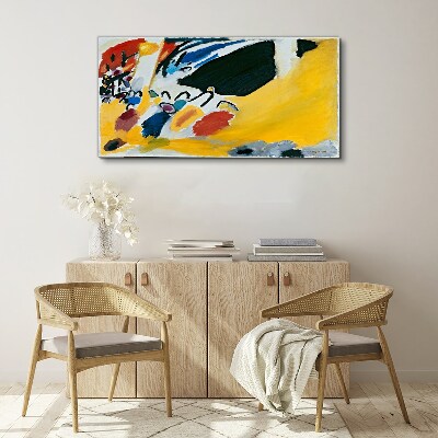 Schilderij op doek Kleuren in beweging