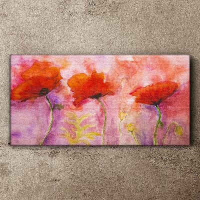 Foto op canvas Een bloemendroom in roze tinten