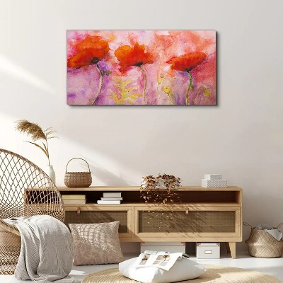Foto op canvas Een bloemendroom in roze tinten