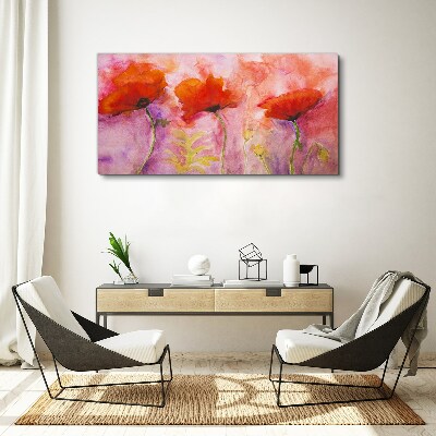 Foto op canvas Een bloemendroom in roze tinten