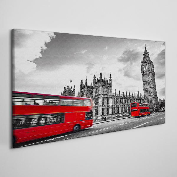 Foto op canvas Rode bus in Londen
