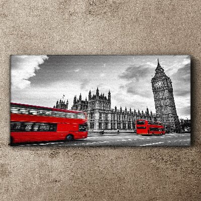 Foto op canvas Rode bus in Londen
