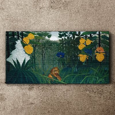 Foto op canvas Mysterieus bos met wilde natuur