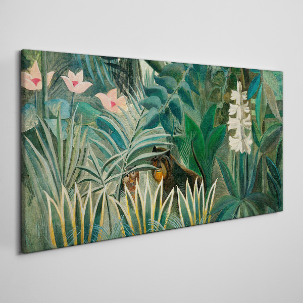 Foto op canvas Mysterieus bos met wilde dieren