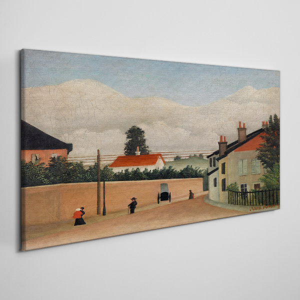 Foto op canvas Een rustige straat in het landschap