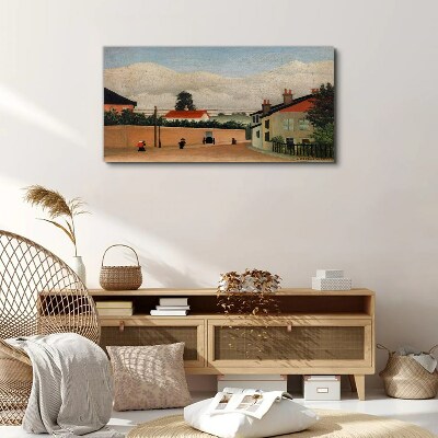 Foto op canvas Een rustige straat in het landschap