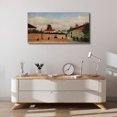 Foto op canvas Een rustige straat in het landschap