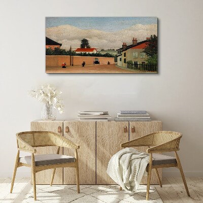 Foto op canvas Een rustige straat in het landschap