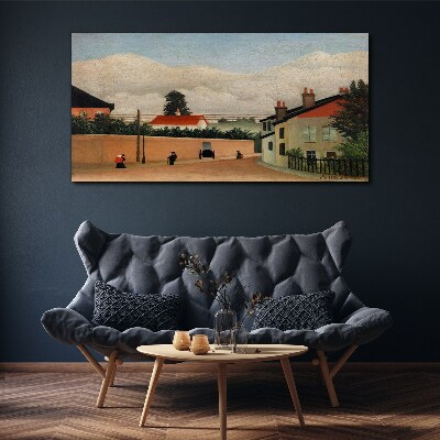 Foto op canvas Een rustige straat in het landschap