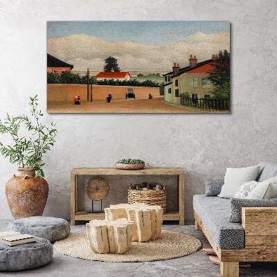 Foto op canvas Een rustige straat in het landschap