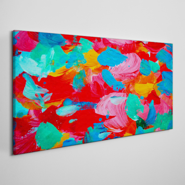 Foto op canvas Een kleurrijke werveling van abstractie