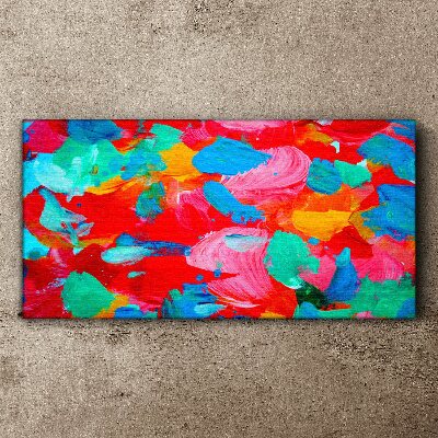 Foto op canvas Een kleurrijke werveling van abstractie