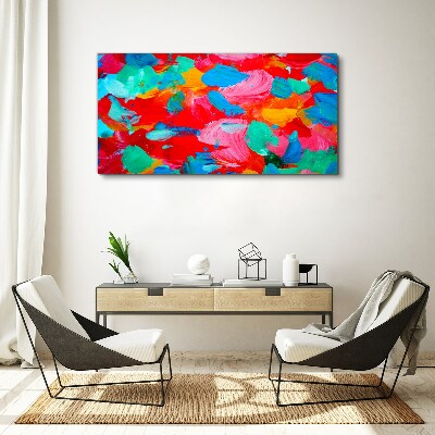 Foto op canvas Een kleurrijke werveling van abstractie