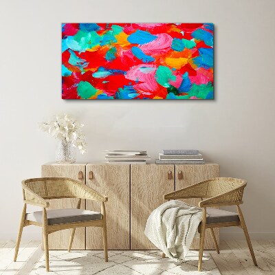 Foto op canvas Een kleurrijke werveling van abstractie