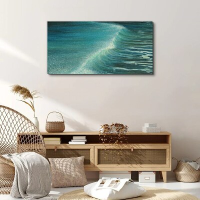 Foto op canvas Kalme oceaan golven