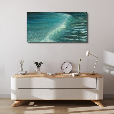 Foto op canvas Kalme oceaan golven