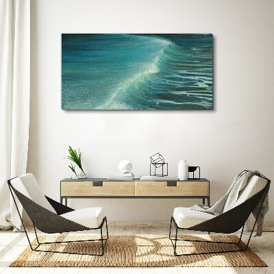 Foto op canvas Kalme oceaan golven