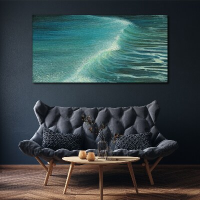 Foto op canvas Kalme oceaan golven