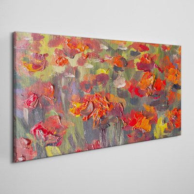 Foto op canvas Een bloemenexplosie van kleuren