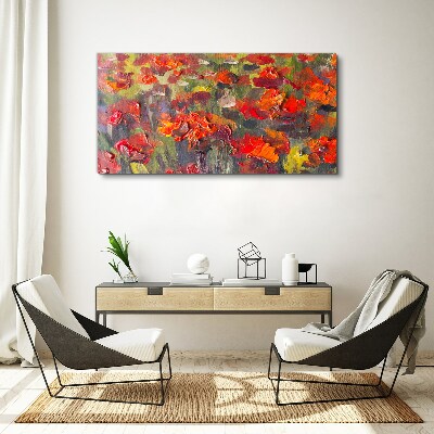 Foto op canvas Een bloemenexplosie van kleuren