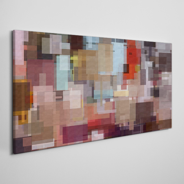 Canvas schilderij Abstract mozaïek van kleuren