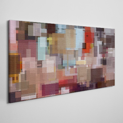 Canvas schilderij Abstract mozaïek van kleuren