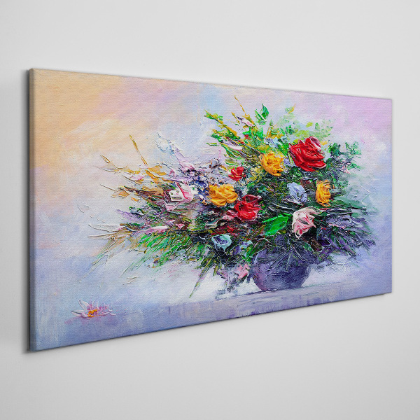 Foto op canvas Lenteboeket bloemen