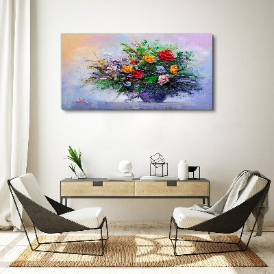 Foto op canvas Lenteboeket bloemen