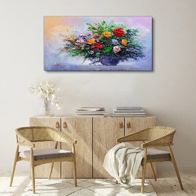 Foto op canvas Lenteboeket bloemen