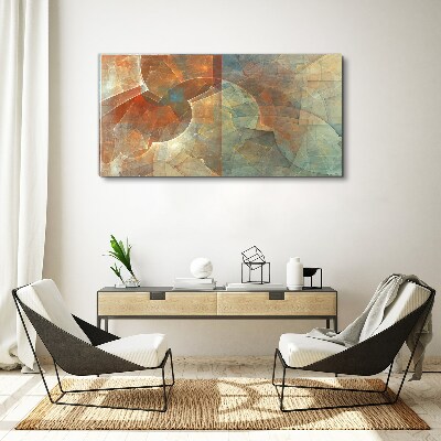 Foto op canvas Abstracte kleurencompositie