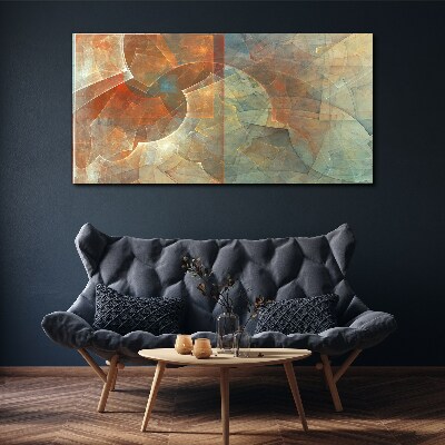 Foto op canvas Abstracte kleurencompositie