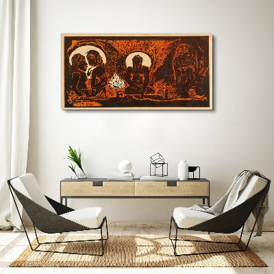 Schilderij op doek Ontmoeting in het maanlicht