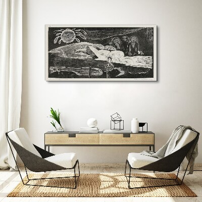 Canvas schilderij Te Po - Ralph Hotere