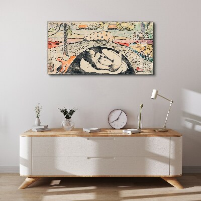 Foto op canvas Een scène uit een landelijk landschap