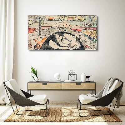 Foto op canvas Een scène uit een landelijk landschap