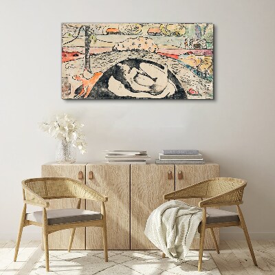 Foto op canvas Een scène uit een landelijk landschap