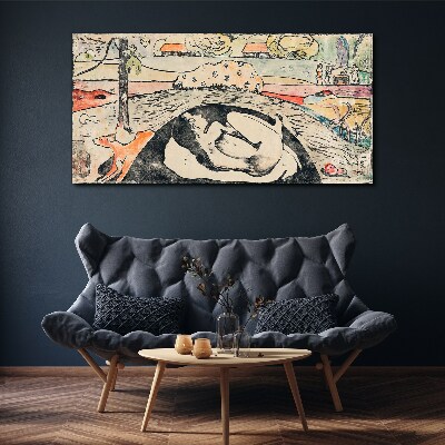 Foto op canvas Een scène uit een landelijk landschap