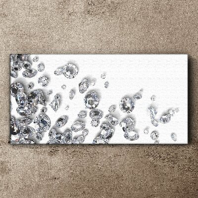 Foto op canvas Kristallen regen van glitter